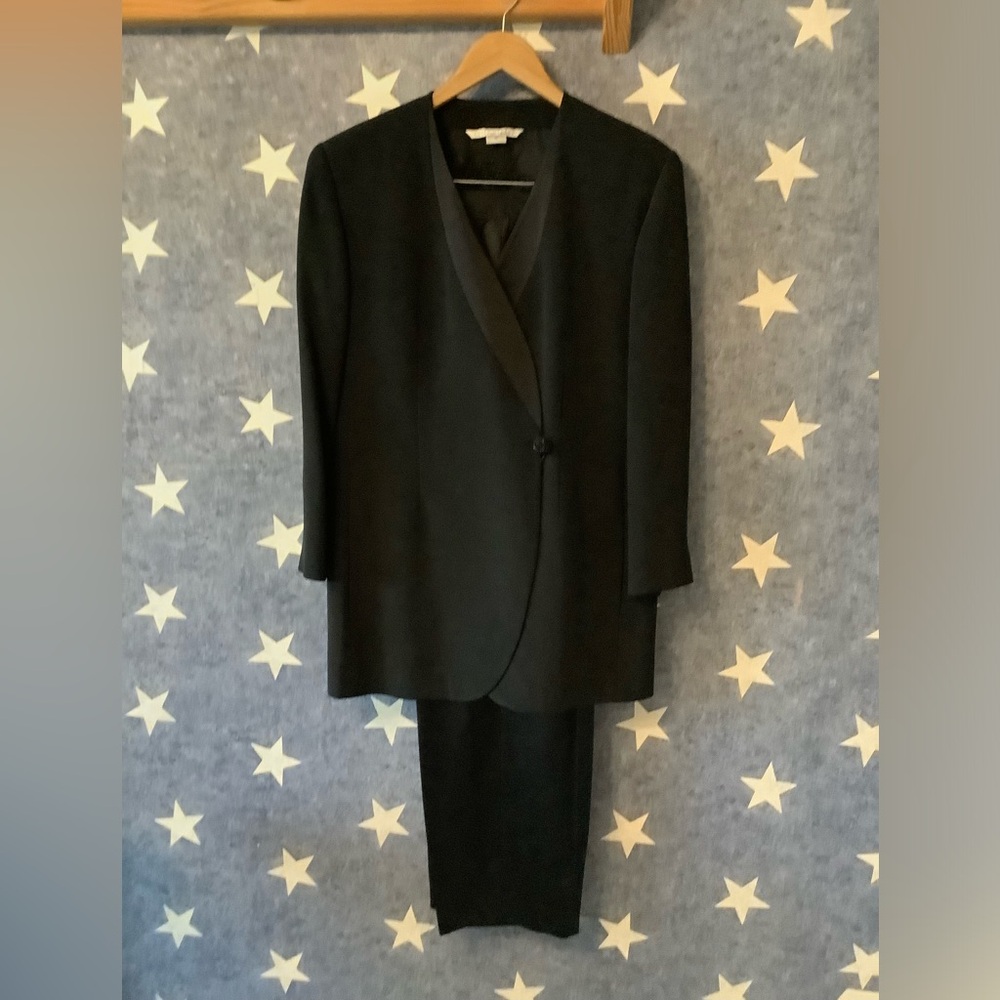 Vintage designer tuxedo style suit. Never worn.